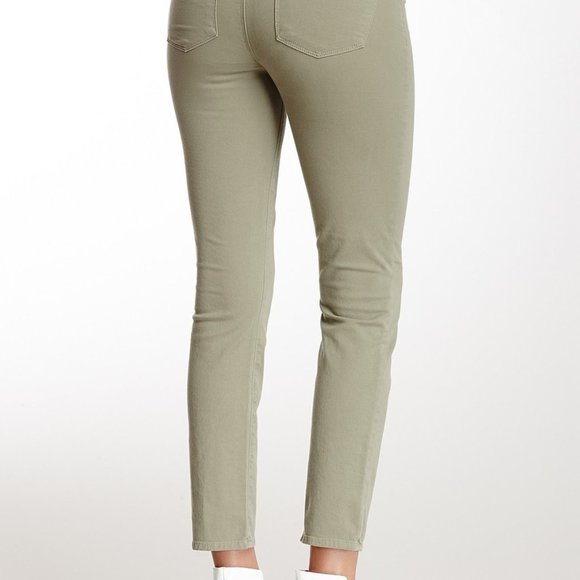 J Brand Rail Mid Rise Cropped Jean Garrison Sz 31 - Picture 2 of 7